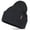 Black, variant on Men's & Women's Merino Wool Blended Knit Beanie - Warm Stretch Cuffed Winter Hat, Soft Marled Yarn, Classic Cold Weather Cap