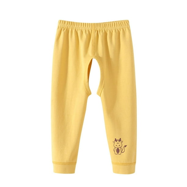 Odeerbi 0-2 Años Niños Niñas Pantalones Cubrepañal Pantalones Para Bebé Con Entrepierna Abierta Para Cambiar Fácilmente El Pañal Pantalones Con Cintura Elástica
