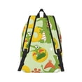 thumbnail image 3 of Balery Cartoon Dinosaurs Vintage Canvas Backpack for Men and Women - Large Capacity, Durable Travel Laptop Bag for School, Work, Hiking, and Outdoor Activities, 3 of 7