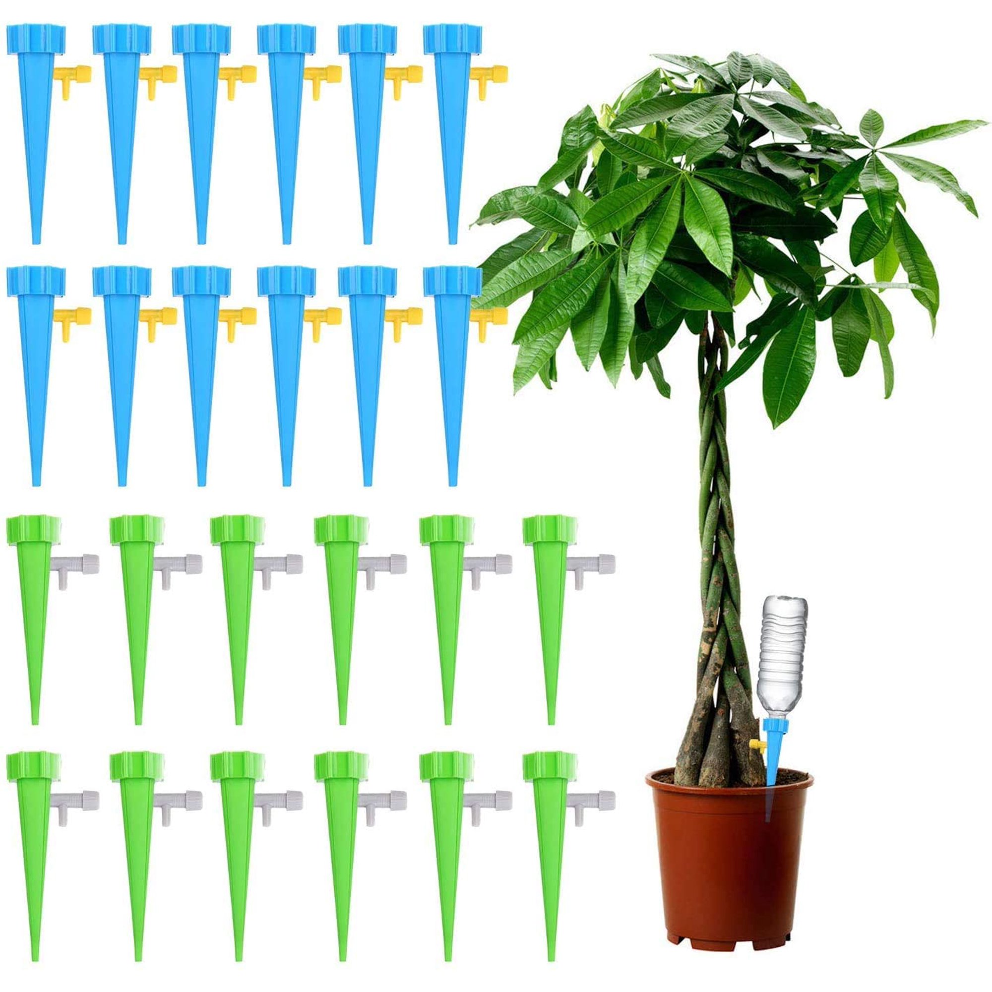 SSAWcasa Plant Waterer 24Pcs Self Watering Spike Slow Release Vacation