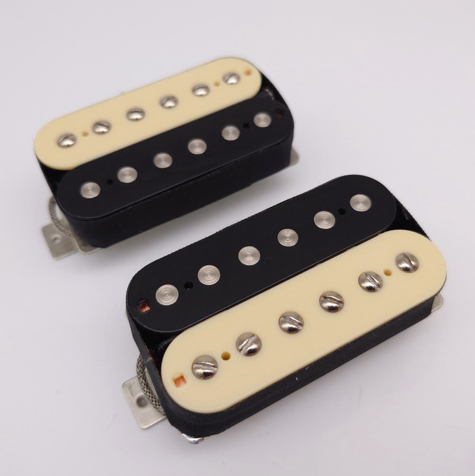 Classic 57 Guitar Humbucker Pickups Set, 2C with 2V2T Wiring Harness for Les Paul style Guitar