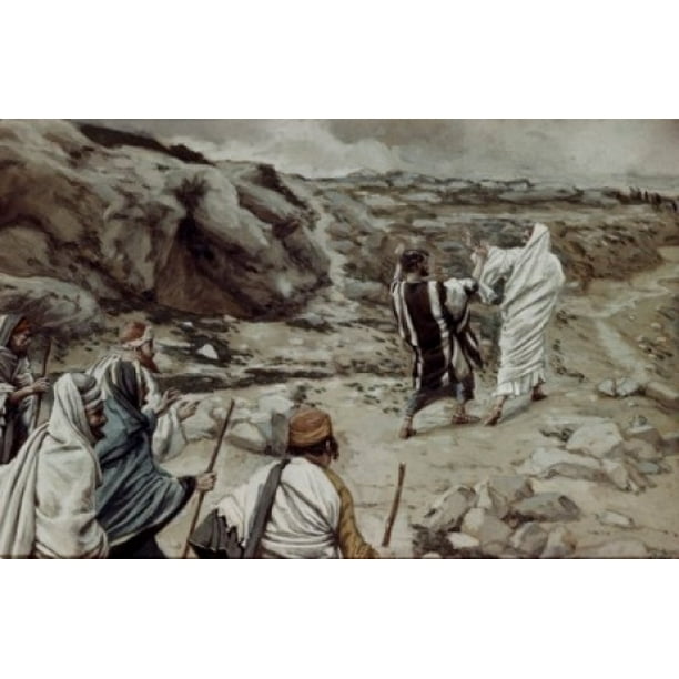 Get Thee Behind Me Satan James Tissot (18361902 French) Poster Print (18 x 24)