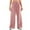 #077-Pink, variant on ICHUANYI Women Baggy Loose Wide Leg Pants Drawstring Casual Lounge Pant Sport Travel Vacation Clothes with Pockets
