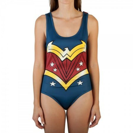DC Comics Wonder Woman Bodysuit With Cape Costume