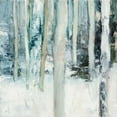 thumbnail image 3 of Purinton, Julia 12x12 Black Modern Framed Museum Art Print Titled - Winter Woods I, 3 of 5
