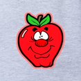 thumbnail image 2 of CafePress - Happy Apple 2 - Cute Infant Baby Football Bodysuit, 2 of 3