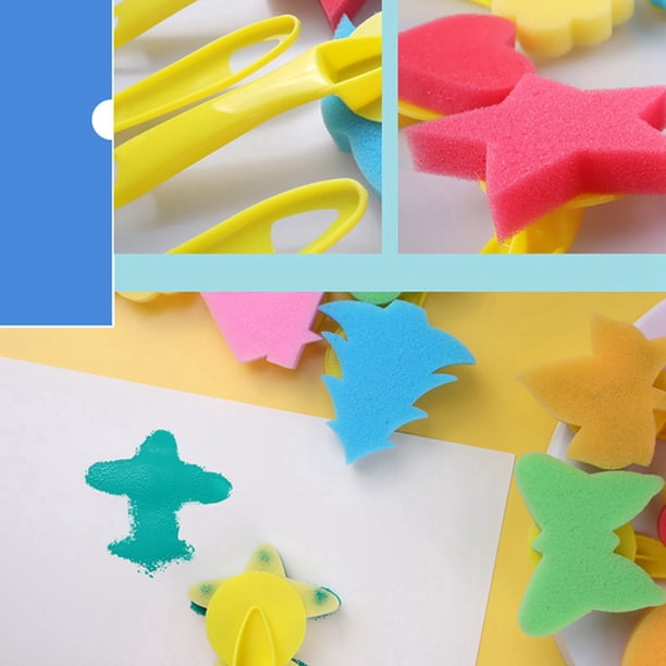 Art et Bricolage pour Enfants 47 Pcs Pinceaux de Peinture en Éponge Kits de Peinture pour Enfants Bricolage Précoce Art et Bricolage pour Enfants 47 Pcs Pinceaux de Peinture en Éponge Kits de Peinture pour Enfants Bricolage Précoce