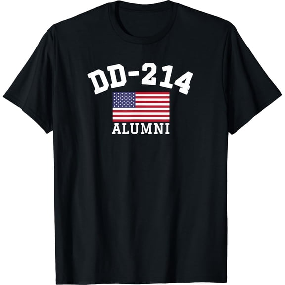Patriotic DD-214 Alumni T-Shirt