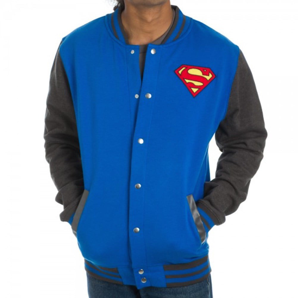 superman varsity jacket