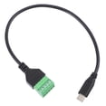 thumbnail image 2 of USB Screw Terminal Connector Cable Type C to Data Extension Adapter for Custom Charging, Durable Design for Long Term Use, 2 of 3