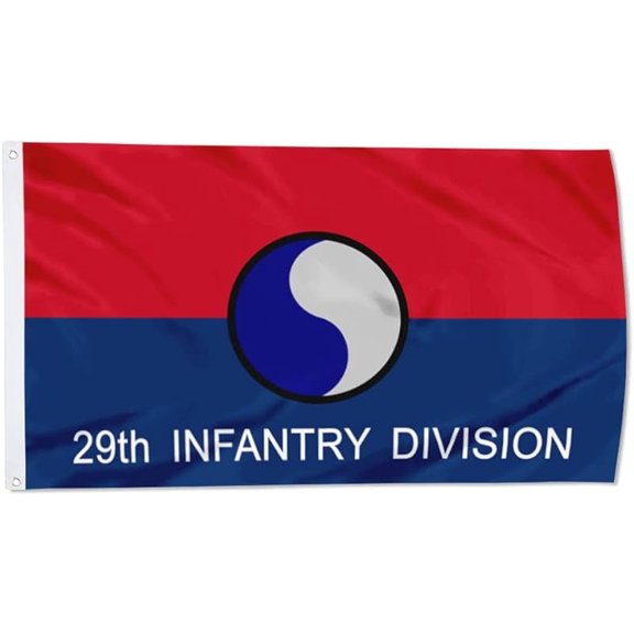 Army 29th Infantry division Flag 3x5Feet Military Banner with 2 Brass Grommets