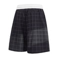thumbnail image 4 of Aimik Plus Size Shorts for Men Elastic Waist Drawstring Mens Lounge Shorts Summer Breathable Cotton Blend Comfort Shorts for Home or Sleep, 4 of 5