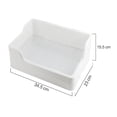 thumbnail image 3 of Caja de arena para conejos Zulema Inodoro con bandeja de arena Blanco, 3 of 8