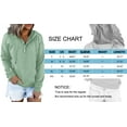 thumbnail image 6 of MOSHU Half Boutton Womens Hoodies Drawstring Hooded Sweatshirts for Woman With Pocket, 6 of 10