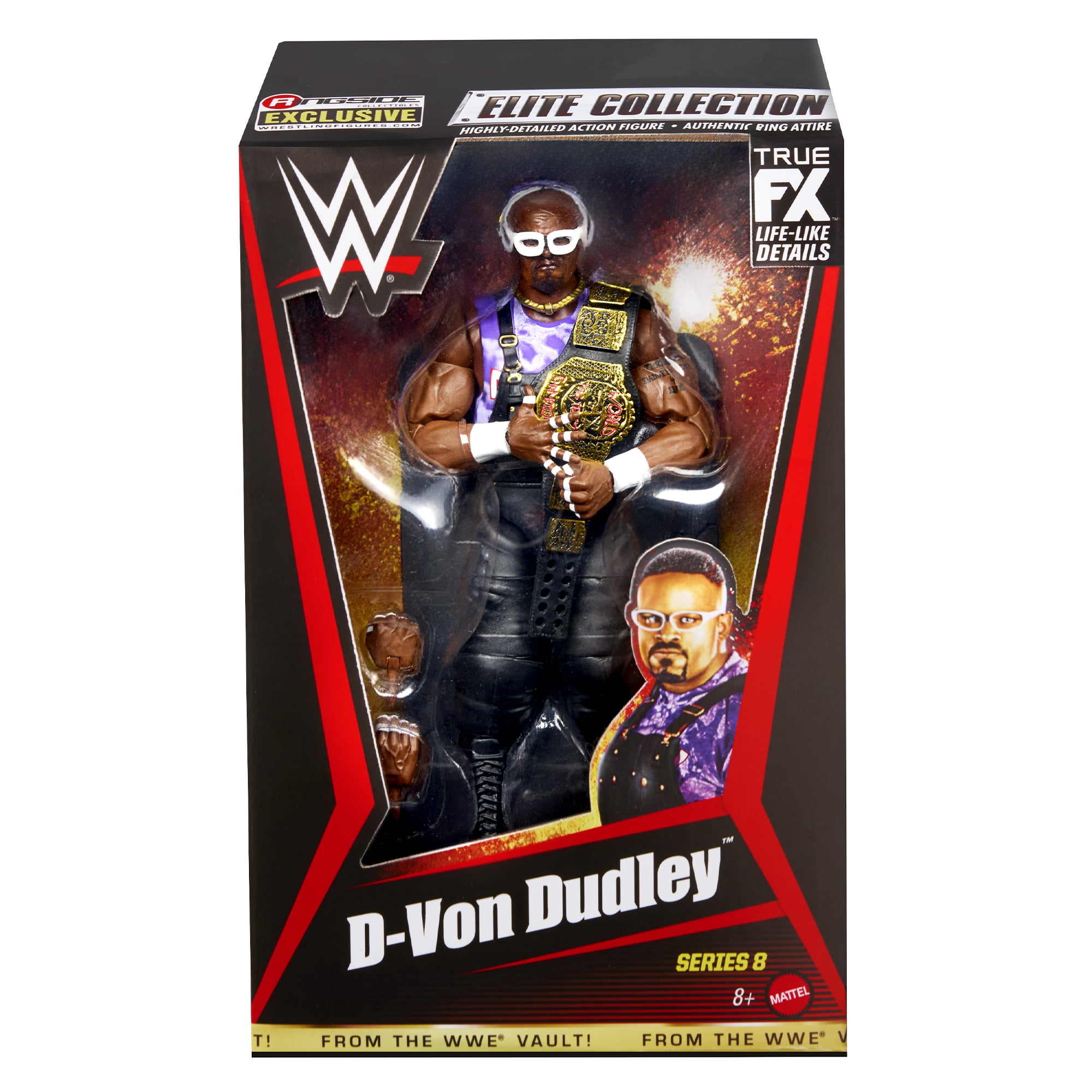 Package Deal (ECW Dudley Boyz - D-Von & Bubba) - WWE From the Vault Ringside Exclusive Series 8 Mattel WWE Toy Wrestling Action Figures