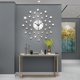 thumbnail image 5 of Reloj de pared 3D con diamantes, reloj decorativo, reloj de pared, decoración para sala de estar, relojes puristas modernos y silenciosos, metal, estilo diamantes, 5 of 8