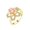 Gold, variant on Rotatings Flower Ring for Women Adjustable Open Dainty Stainless Steel Cherry Blossom Imitation Pearl Pink Alt Vintage Aesthetic Fairy Whimsy Personalized Jewelry Gold Plated