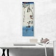 thumbnail image 2 of ARTCANVAS Kaido ni Shokin - Small Bird on a Branch of Kaidozakura 1844 Canvas Art Print by Utagawa Hiroshige - Size: 36" x 12" (0.75" Deep), 2 of 9