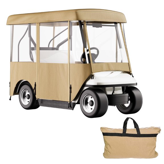 Carrito de golf VEVOR impermeable para 4 personas con ventanas