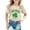 Khaki, variant on St Patricks Day Shirt For Kids Boys Girls Green Clover Dinosaur Pattern Short Sleeve Casual T Shirt