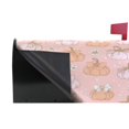 thumbnail image 4 of 25.4x20.78" Magnetic PVC Mailbox Cover Letter Box Cover Mailbox Wraps Post for Holiday Garden Yard Decor Pumpkins Adorned in Bows, 4 of 9