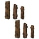thumbnail image 1 of Adorno de tocón de árbol de simulación, miniatura para casa, jardín de hadas, decoración de plantas bonsái, 6 piezas de resina artificial decorativa, 1 of 6