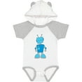 thumbnail image 3 of Inktastic Blue robot Boys or Girls Baby Bodysuit, 3 of 5