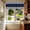 D, variant on Orangide 2D Print Kitchen Short Curtain Washable Half Window Curtain for Kitchen Window Waterproof Light Filtering Curtain for Home Cafe Easy Care Decorative