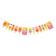 thumbnail image 1 of Wosthever Banderines de helado, banderines desechables, banderines elegantes y glamurosos, suministros para fiestas, decoración de cumpleaños Kits de decoración para fiestas Tipo 2, 1 of 6