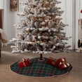 thumbnail image 6 of Kll Buffalo Plaid Dark Green Christmas Tree Skirt 48",Party Decorations Farmhouse For Christmas Decorations Holiday Party, 6 of 8