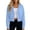 Light Blue, variant on Womens Zip Up Hoodies Cropped Jackets Fall Clothes 2026 Casual Lightweight Long Sleeve Cropped Sweatshirt(Yellow,XXL)