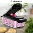thumbnail image 6 of Prep Naturals 4 in 1 Vegetable Chopper, Veggie Chopper, Vegetable Cutter, Food Chopper & Onion Chopper - Chopper With Container Black, 6 of 7