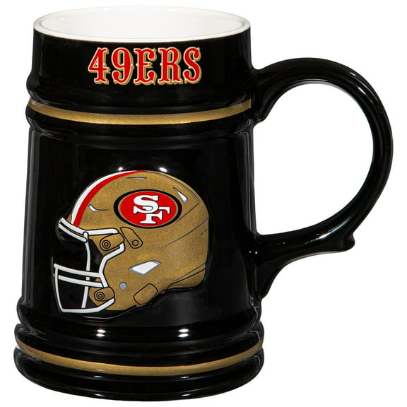 San Francisco 49ers 24oz. Ceramic Stein Cup with Gift Box