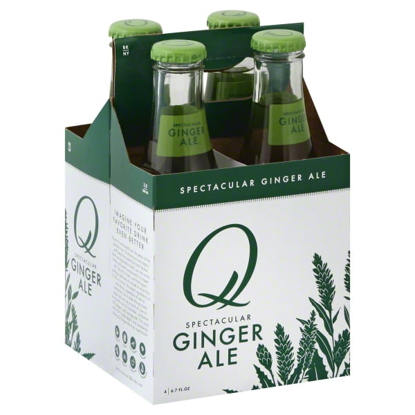 Q Drinks Ginger Ale , 4 pack, 6.7 fl oz