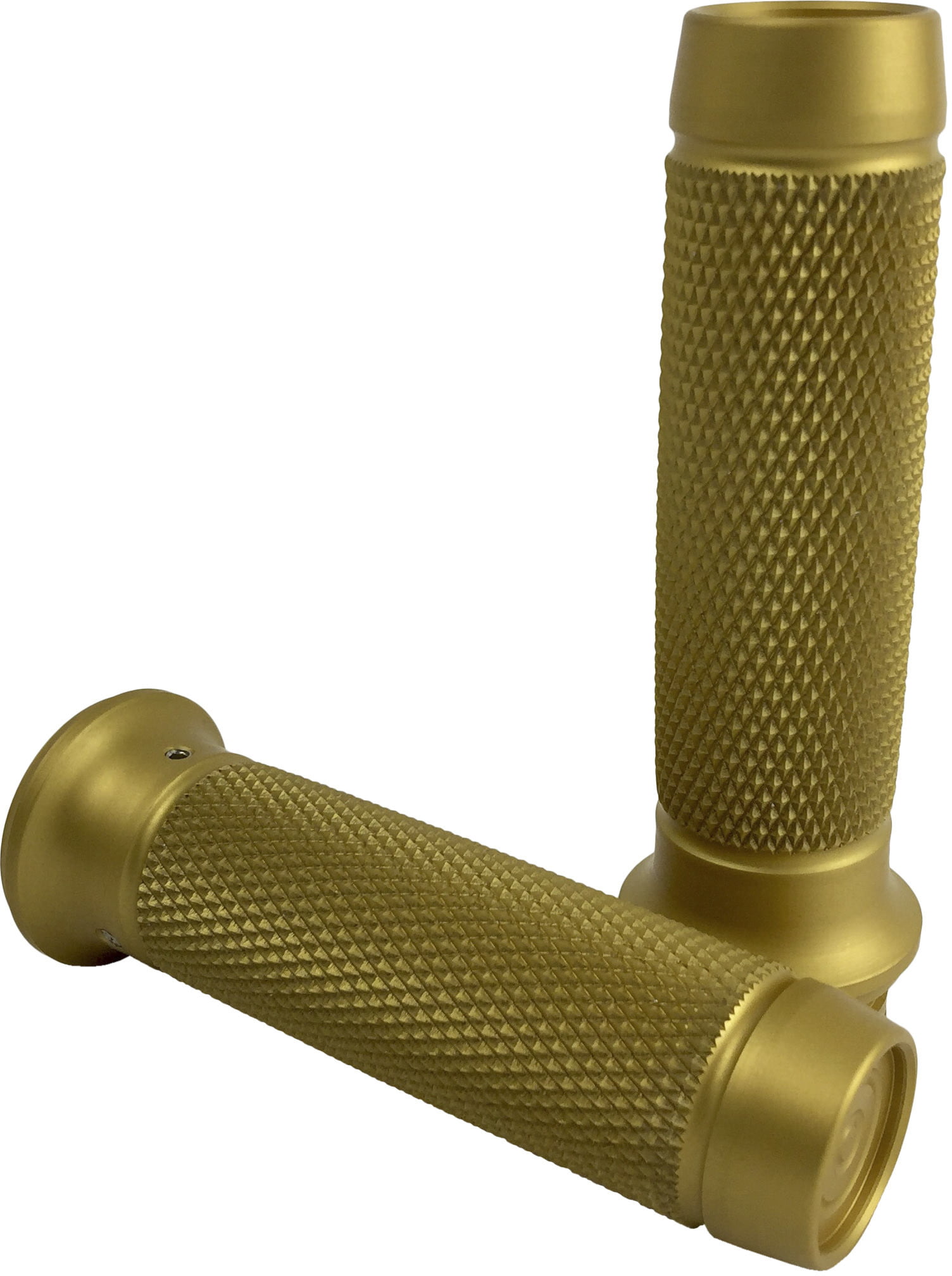 New Brass balls cycles moto knurled grips universal for TBW Harleys bb08-260