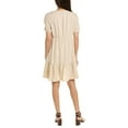 thumbnail image 2 of Ellen Tracy womens  Linen-Blend Mini Dress, L, Beige, 2 of 3