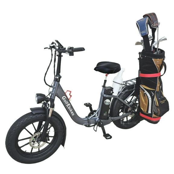 GolfEbikes Golf eBike with Bag Carrier Attachment - UL2849, Foldable & Comfortable Ride