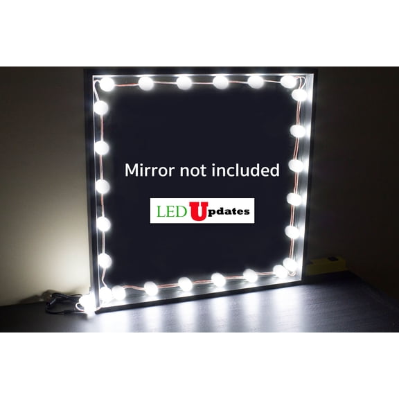 MAKEUP MIRROR LED BULB LIGHT FOR VANITY MIRROR with dimmer and UL power supply Bulb series