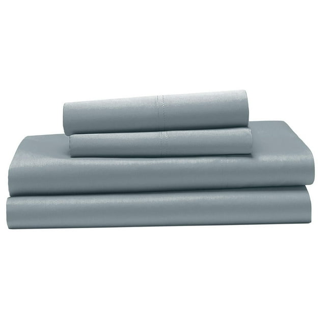 Ensemble de draps 100 % coton à contexture de 400 fils Hometrends, satin de coton