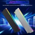 thumbnail image 3 of Universal Memory Heat Sink 5V 3PIN ARGB AURA Sync Memory Module Cooler DDR3 DDR4 DDR5 RAM Computer Accessories Silver, 3 of 6