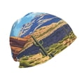 thumbnail image 3 of Xecao Western Desert Cactus Print Knit Hat,Winter Beanie for Men Women, Beanie Soft Warm Ski Stocking Cuffed Cap, 3 of 7