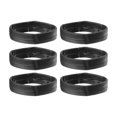 thumbnail image 1 of Anillos de Retención Unique Bargains PU Cuero Reemplazo para reloj 24mm ancho negro, 1 of 5