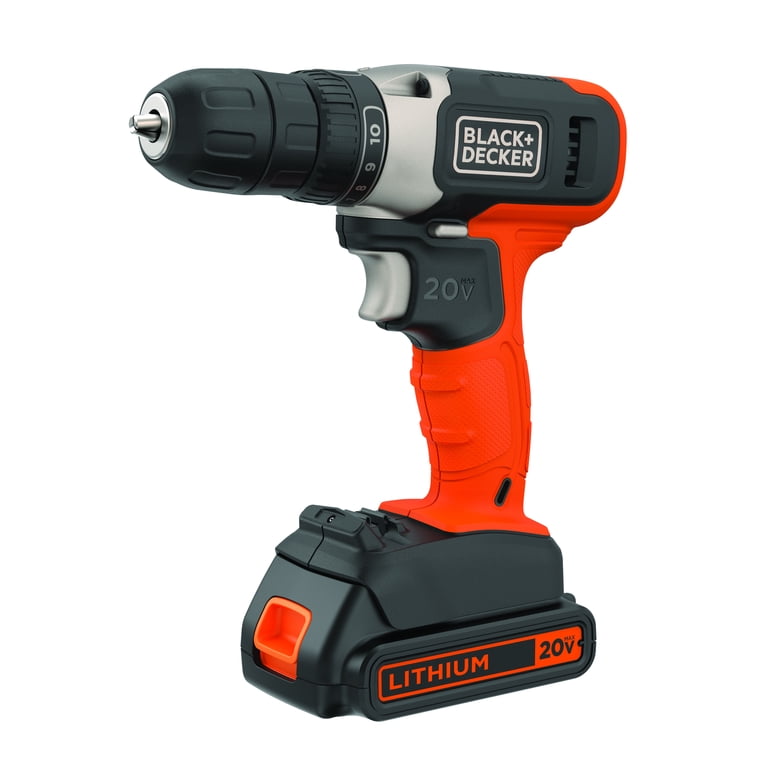 BLACK+DECKER 20V MAX Lithium-Ion Drill & Project Kit