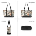 thumbnail image 6 of FORMRS Canvas Laptop Tote Bag for Women with 15.6" Computer Compartments Shoulder Handbag, Mountain Pattern, 6 of 7