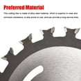 thumbnail image 3 of Mistaha Alloy Steel 4-Inch 40-Tooth Dual-Direction Woodworking Saw Blade-Professional-Grade Circular Cutting Tool for Woodworking Projects-110*20*1.8mm, 3 of 5