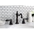 thumbnail image 2 of Kingston Brass KS1975PKL Duchess Widespread Bathroom Faucet with Brass Pop-Up, Oil Rubbed Bronze, 2 of 2