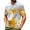 White, variant on Men's Casual Polo Shirts Basic Short Sleeve Shirt Festival Theme Print Collar Polo Shirt Top