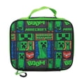 thumbnail image 3 of Set de mochila Bioworld Minecraft 16" para niños, verde, 5 piezas, 3 of 7