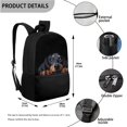 thumbnail image 3 of Jeiento Western Horse Backpack and Lunch Box for Girls 8-10/10-12 Kids Bookabags for 6th Grade Elementary School Back Pack with Lunch Bag Pencil Case Middle Student Book Bag Set Schoolbag, 3 of 7