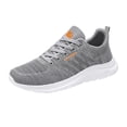 thumbnail image 3 of Domuza Women's Running Shoes Lightweight Breathable Sport Sneakers, casual non-slip design, soft and comfortable, ideal for walking, athletic training and daily outdoor wear. Gray 9 (EU-43), 3 of 4